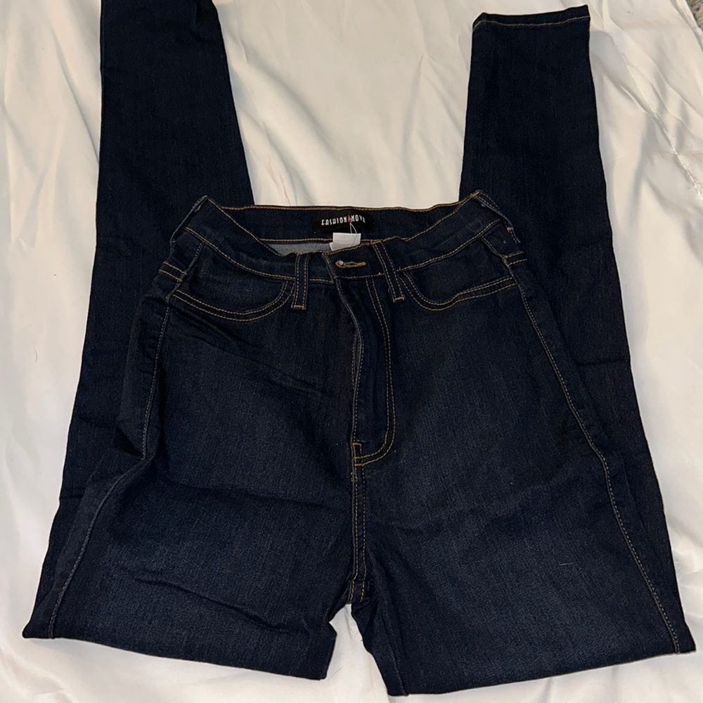 High Waist Stretch Jeans